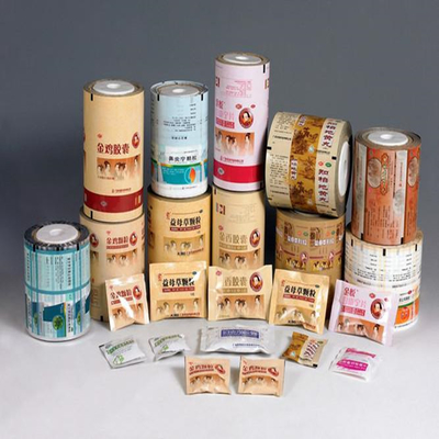 Soft Heat Seal Food Plastic Printed Laminated Laminated Roll Proof Moisture Proof