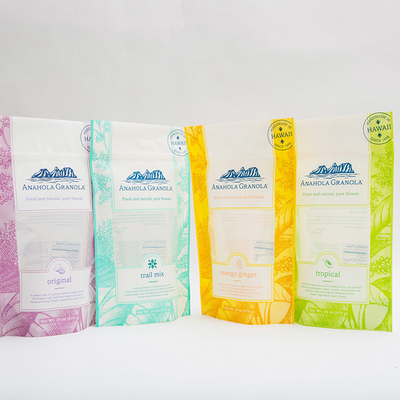 کیسه های پلاستیکی سفارشی 24OZ Anahola Granola برای بسته بندی مواد غذایی کیسه پلاستیکی مواد غذایی