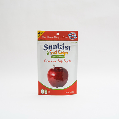 کیسه کیسه ای ایستاده چیپس سیب خشک 1OZ با بسته بندی کیسه زیپ سفارشی قفل زیپ