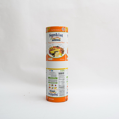 1000M فیلم بسته بندی مواد غذایی انعطاف پذیر 1.2oz رول بسته بندی پلاستیکی برای بسته بندی برای چیپس های میوه ای مخلوط